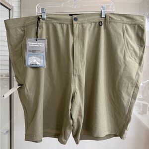 Denim & Co. Men's Olive Flat Front Shorts